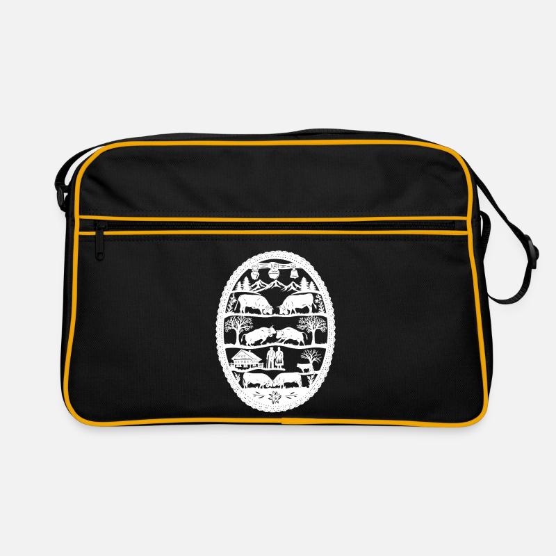 Eringer_1_white Retro Tasche