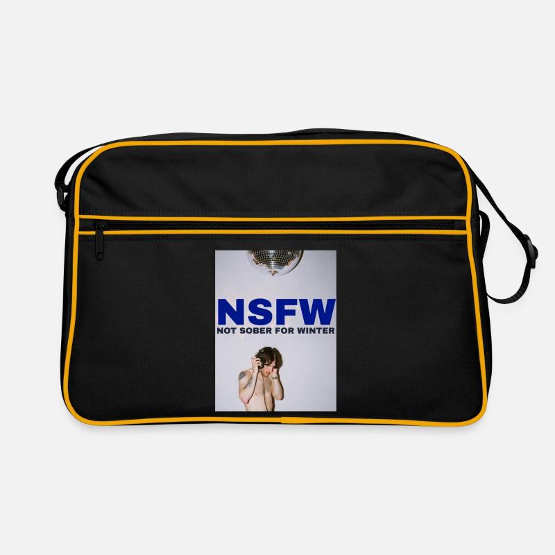 NSFW Not Sober For Winter - Retro Bag - black/gold