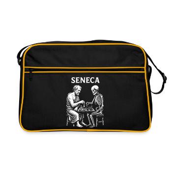 Seneca Skeleton Chess - Retro Bag - black/gold - Front
