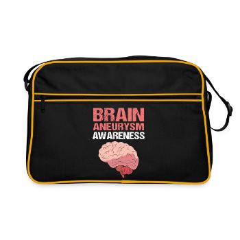 Brain Aneurysm - Retro Bag - black/gold - Front
