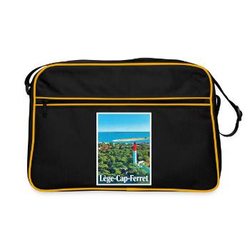 Lighthouse Lège-Cap-Ferret Retro - Retro Bag - black/gold - Front