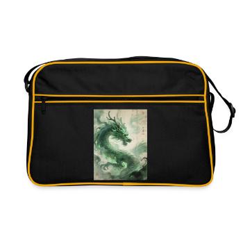 The Rise of the Dragon: Qinglong - Eastern Prosperity - Retro Bag - black/gold - Front