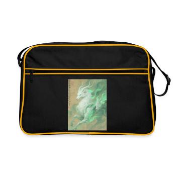 Bai Ze: The Celestial Guide - Harmony of Worlds - Retro Bag - black/gold - Front