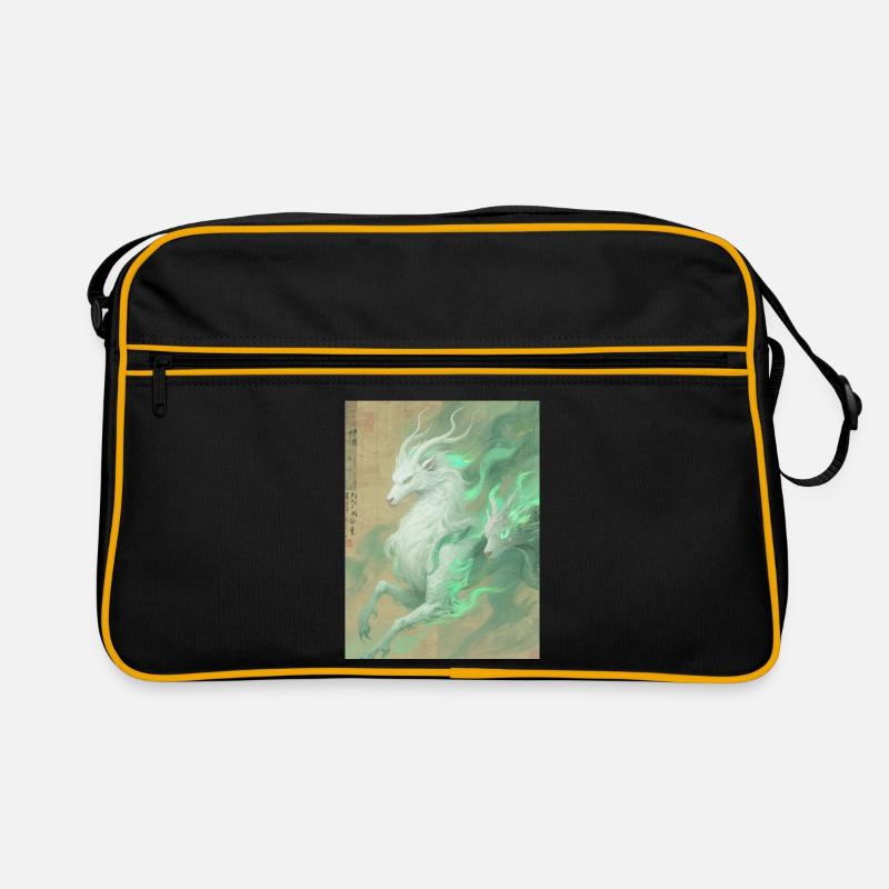 Bai Ze : Le Guide Céleste - Harmonie des Mondes Sac Retro