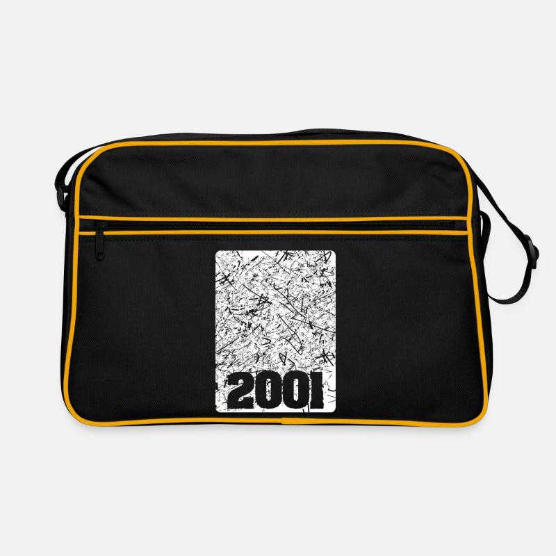 Zahl 2001 Retro Tasche