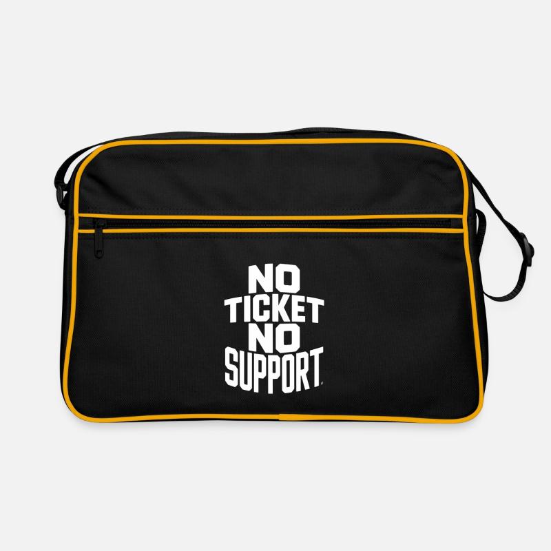 No Ticket No Service IT Support Ticketing Retro Bag