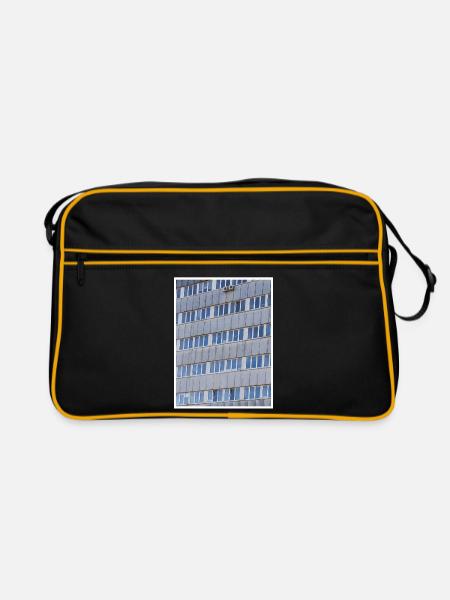 WIEDERHOLE. - Retro Tasche - Schwarz/Gold