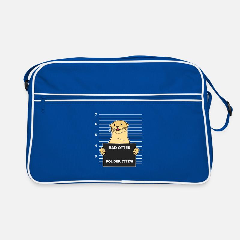 Der böse Otter wird gesucht - Geschenk Retro Tasche