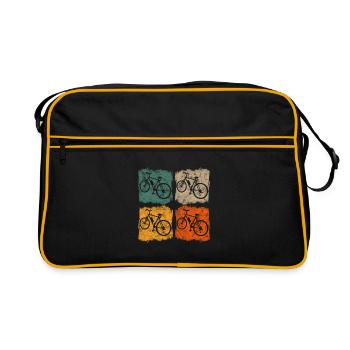 Vélo rétro - Sac Retro - noir/or - Devant