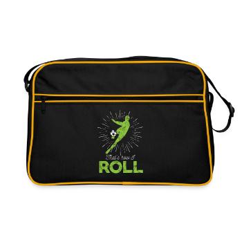 Soccer goal - Retro Bag - black/gold - Front