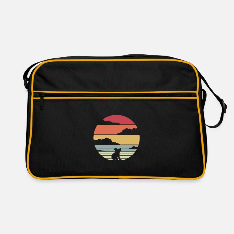 koala - Sac Retro - noir/or