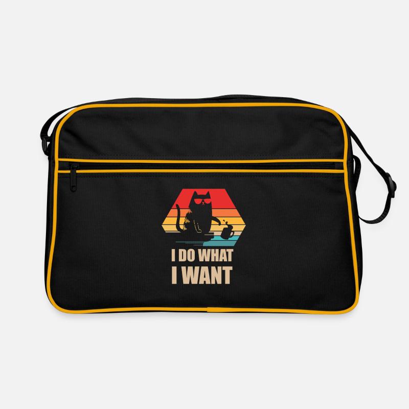 Katzen Retro Tasche
