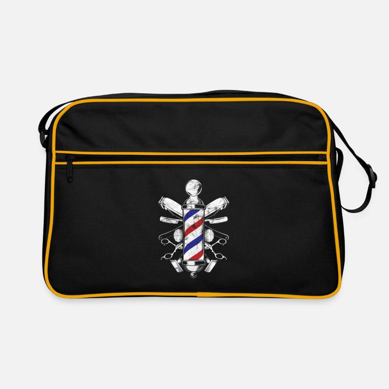 Coiffeur coiffeur - Sac Retro - noir/or