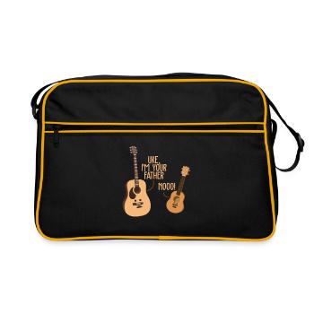 Ukulele - Sac Retro - noir/or - Devant