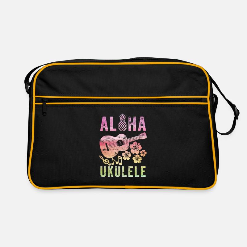 Ukulele Hawaii Retro Tasche