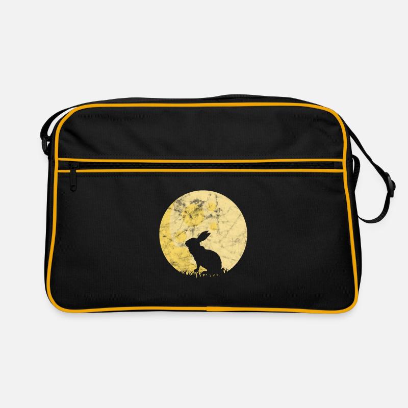 Rabbit rabbit carrot mammal Retro Bag