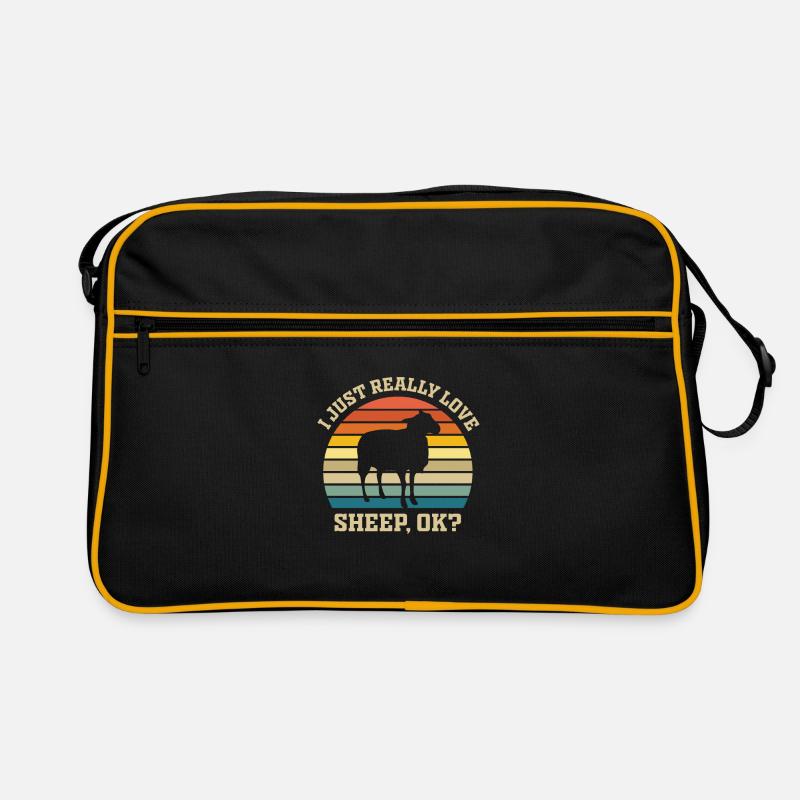 Schaf - Hirte Schäfer Geschenkidee Retro Tasche