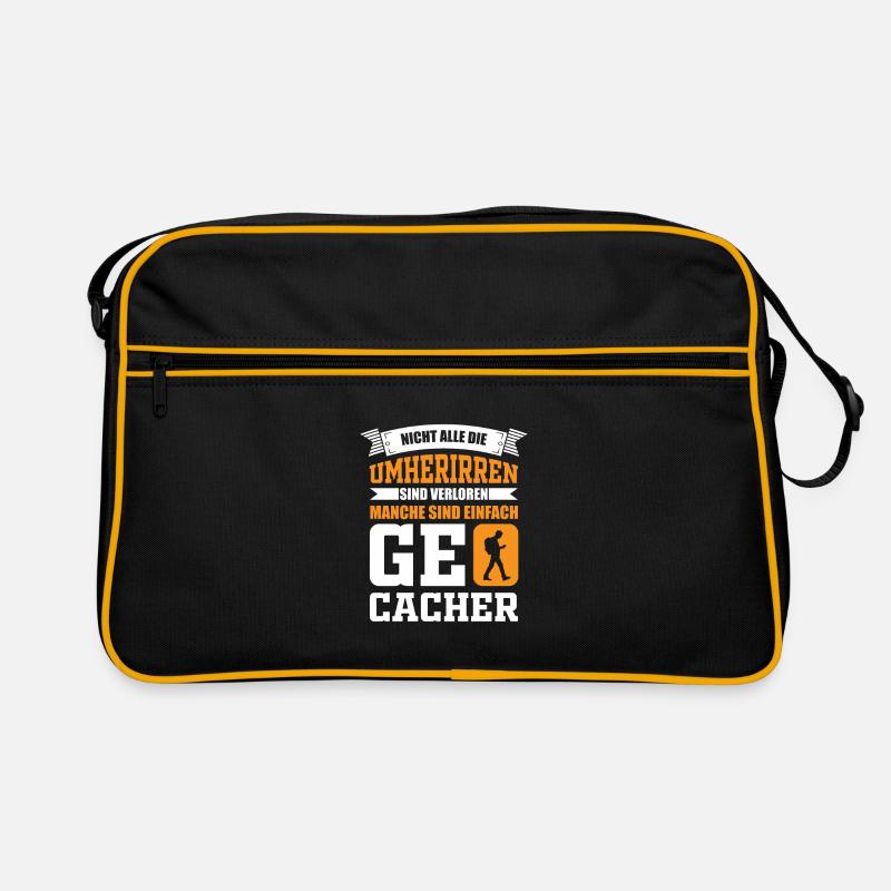 Geocaching Schnitzeljagd Retro Tasche