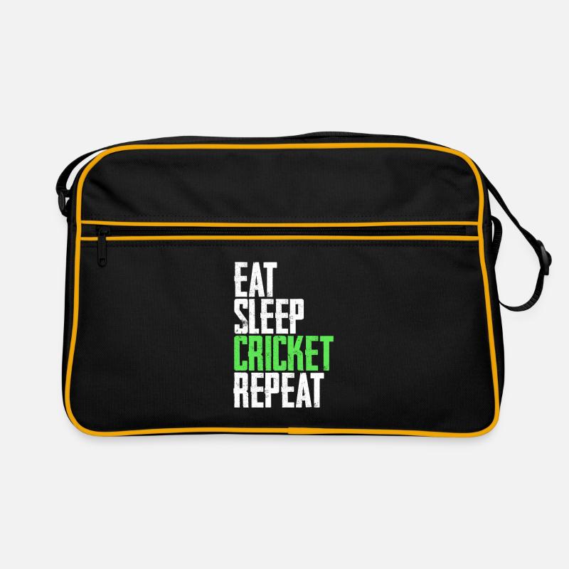Cricket cricketer - Retro Bag - black/gold