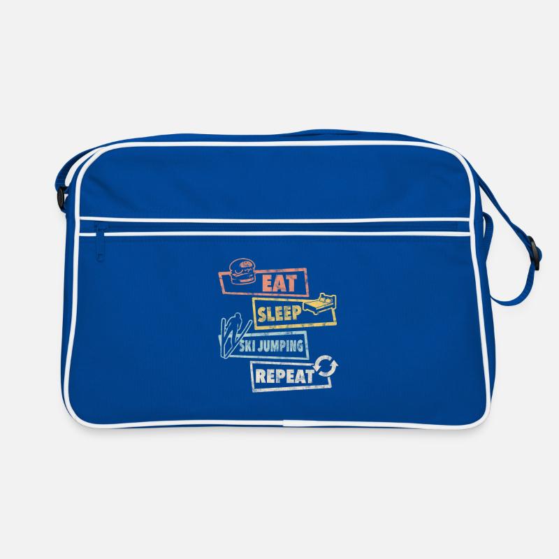 Ski jumping day routine Retro Bag