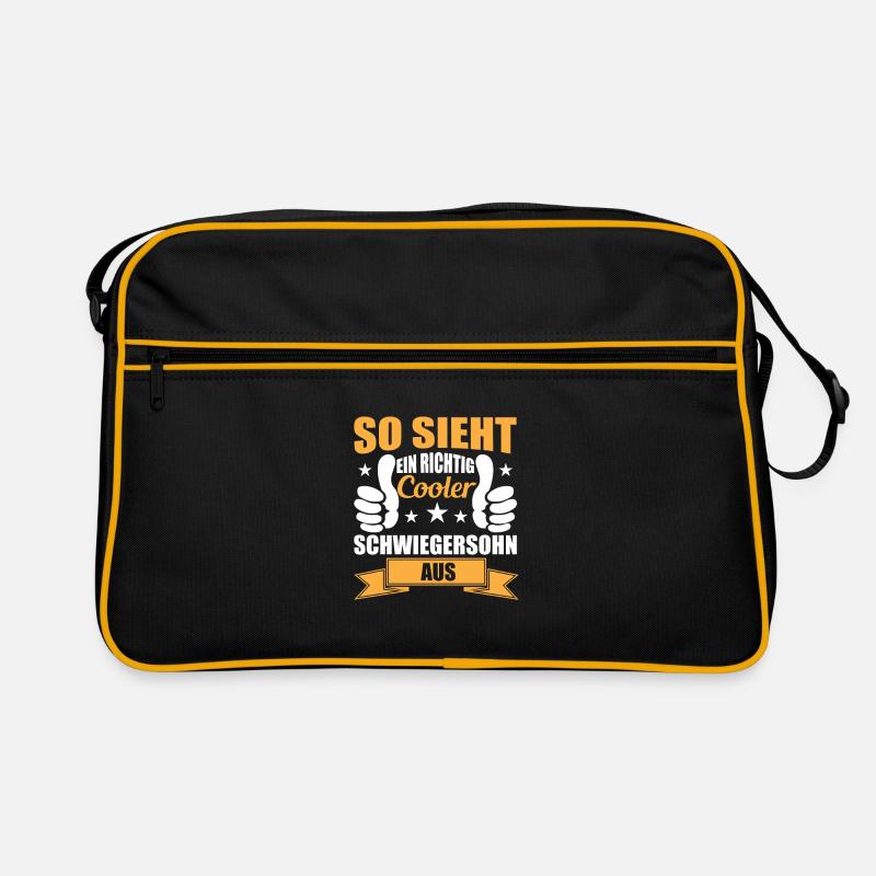 So sieht ein richtig cooler Schwiegersohn aus Retro Tasche