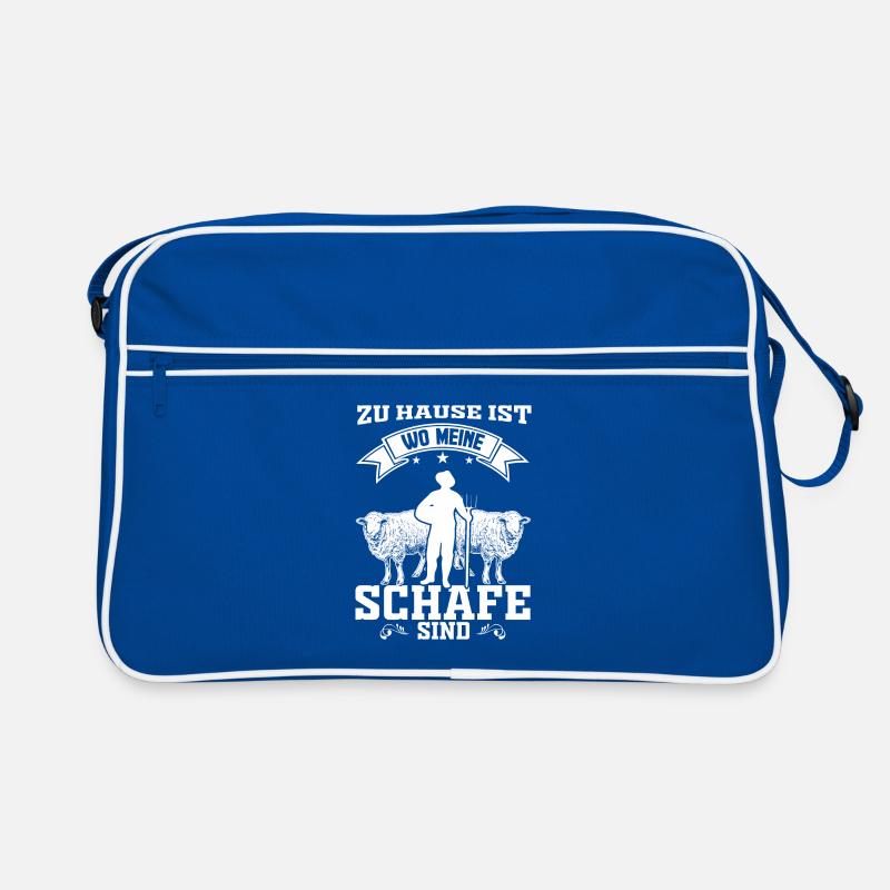 Schaf Schafe Hirte Schäfer Geschenk Retro Tasche