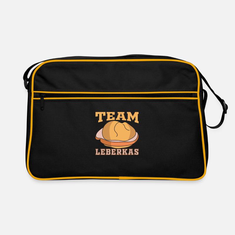 Team Leberkas Geschenk Retro Tasche