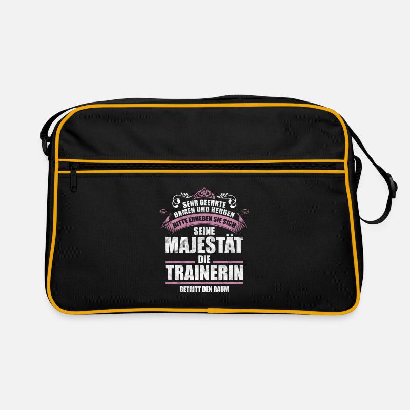 Trainerin Sprüche Geschenk Retro Tasche