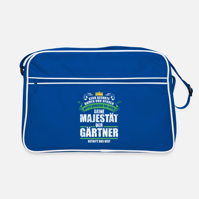 Gartenarbeit Gärtner Sprüche Geschenkidee Retro Tasche