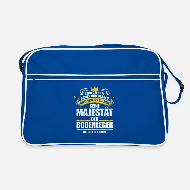 Bodenleger Handwerker Geschenk Retro Tasche