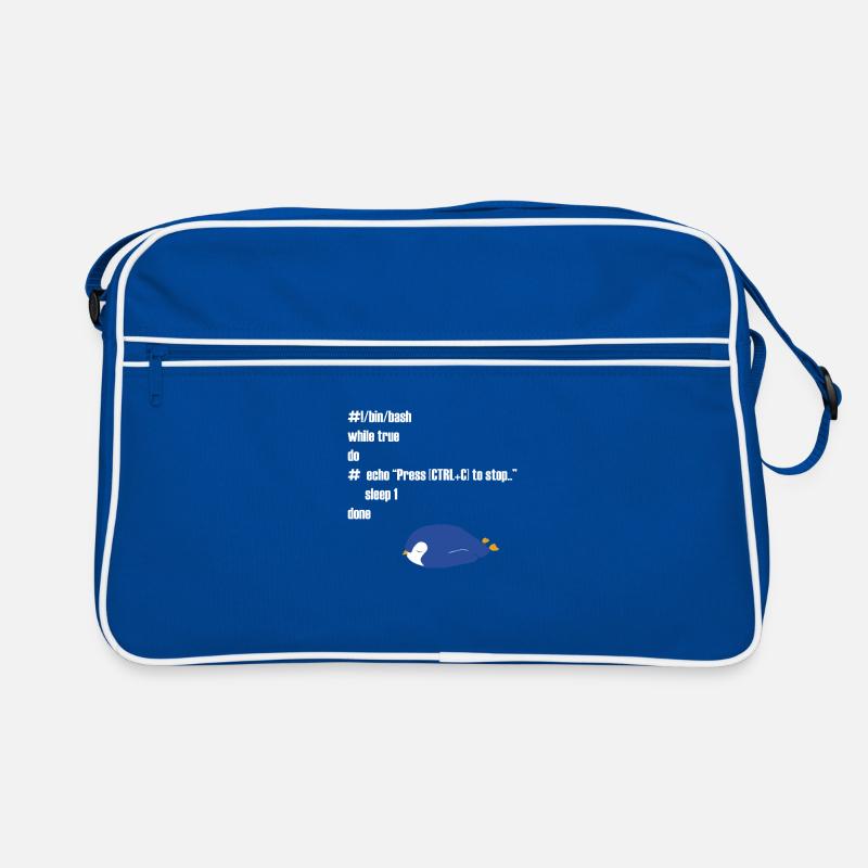 Lustiges Linux Programmierer Informatiker Geschenk Retro Tasche