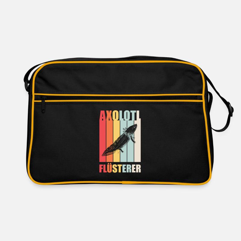 Axolotl Whisperer - Retro Bag - black/gold