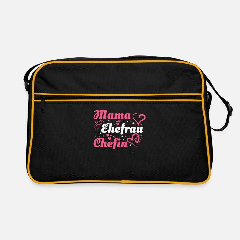 Mama Mutter Ehefrau Chefin Retro Tasche