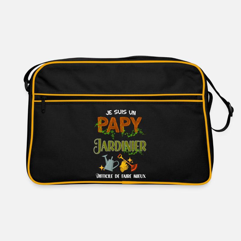 Papy jardinier parfait, cadeau papy Sac Retro