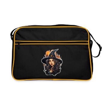 Witch - Retro Bag - black/gold - Front