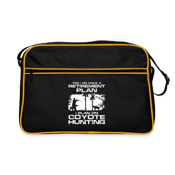 Coyote Hunting Coyote Hunter Coyote - Retro Bag - black/gold - Front