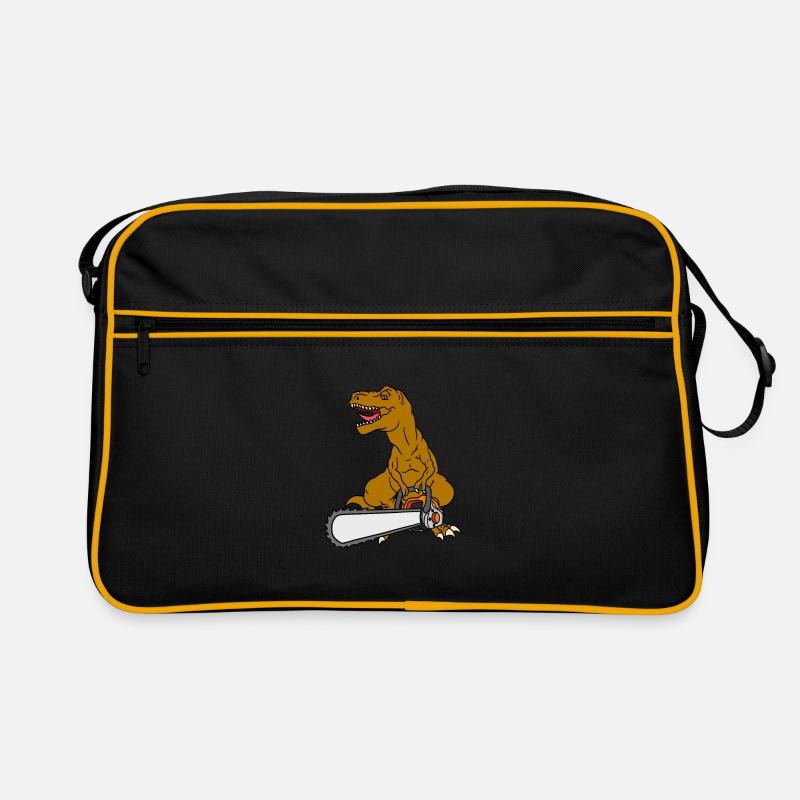 T-Rex Chainsaw Retro Bag