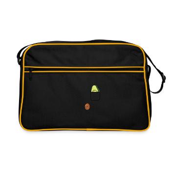 Sac d’avocat - Sac Retro - noir/or - Devant