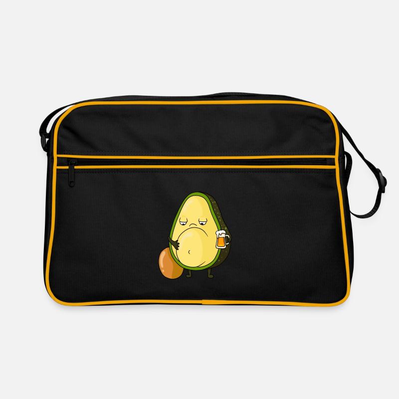 Avocado-Bier Retro Tasche