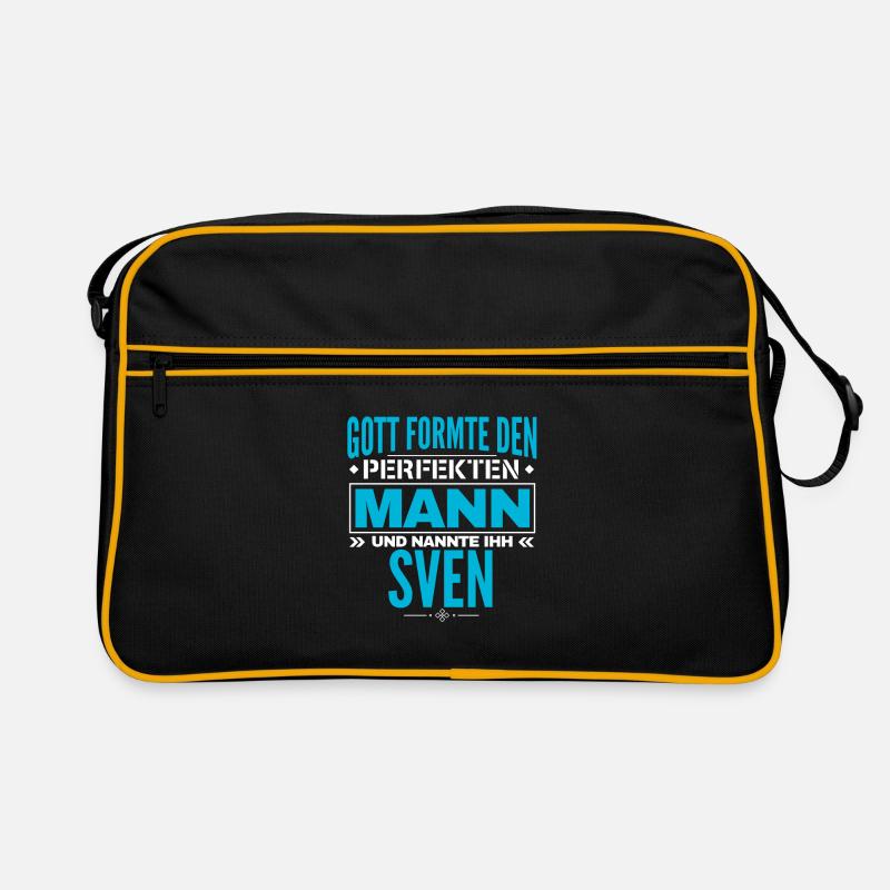 Sven Name Design Retro Tasche