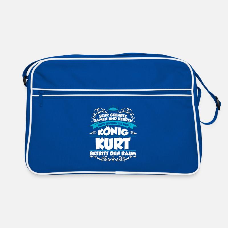 Kurt Name Design Retro Tasche