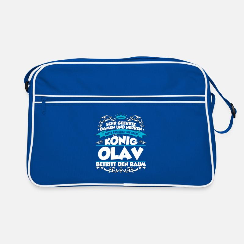 Olav Name Design Retro Tasche
