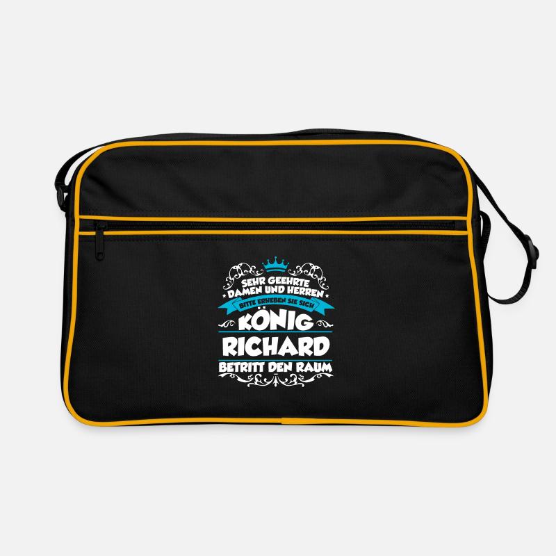 Richard Name Design Retro Tasche
