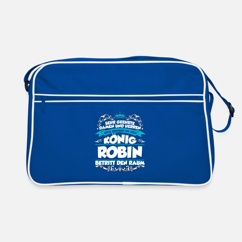Robin Name Design Retro Tasche