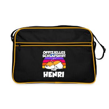 Chemise de nuit officielle d’Henri - Sac Retro - noir/or - Devant