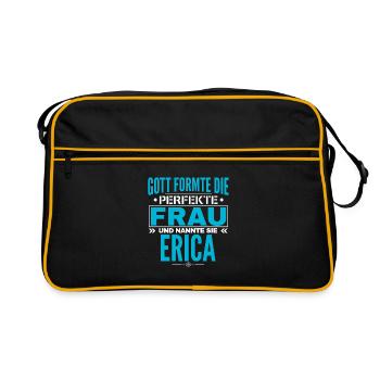 Erica Name Design - Retro Bag - black/gold - Front