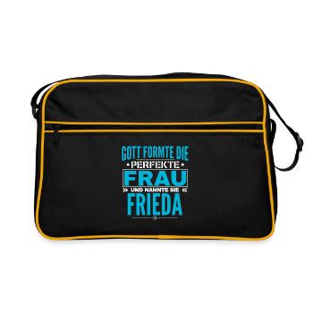 Frieda Name Design - Retro Bag - black/gold - Front