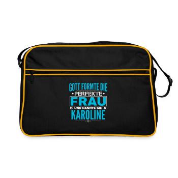Karoline Nom Design - Sac Retro - noir/or - Devant