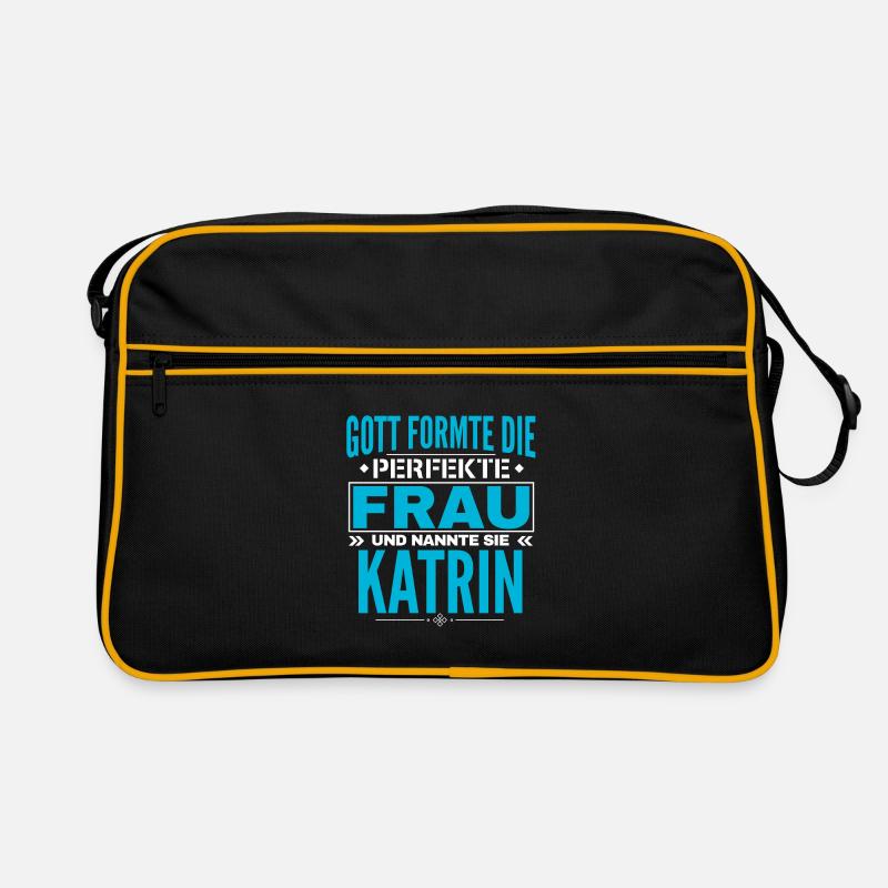 Katrin Name Design Retro Tasche