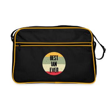 Best Ian Ever - Retro Bag - black/gold - Front
